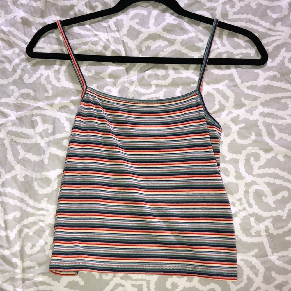 brandy stripped tank top